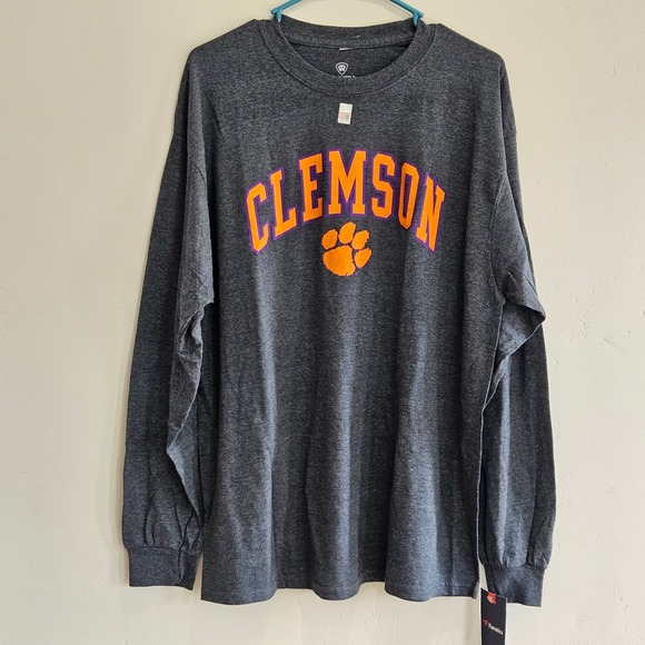 NEW Clemson Tigers Top Of The World Fanatics Long Sleeve T-Shirt Mens XL - Picture 1 of 6